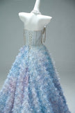 Broken Heart Gradient Sculpted Gown