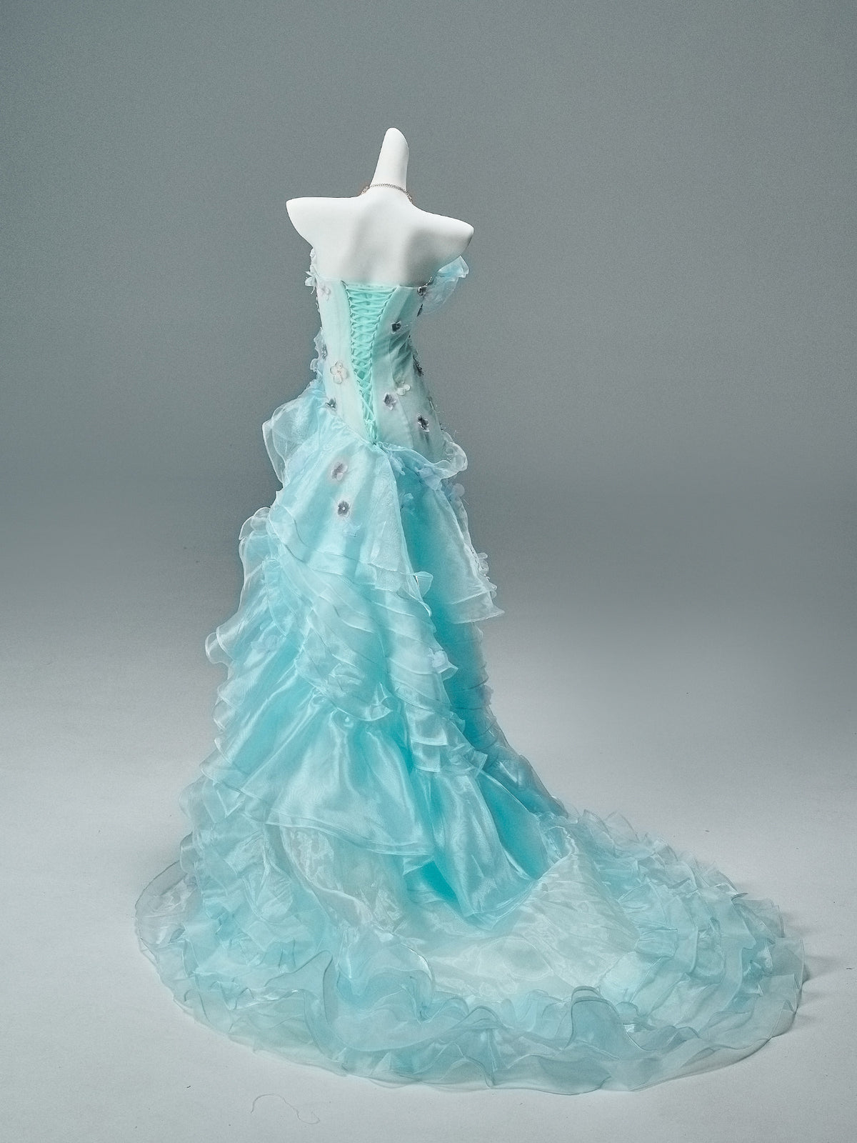 Bluefin Princess Vintage Sculpted Gown