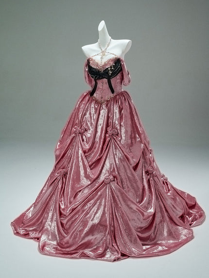 Vintage Court-Inspired Princess Gown