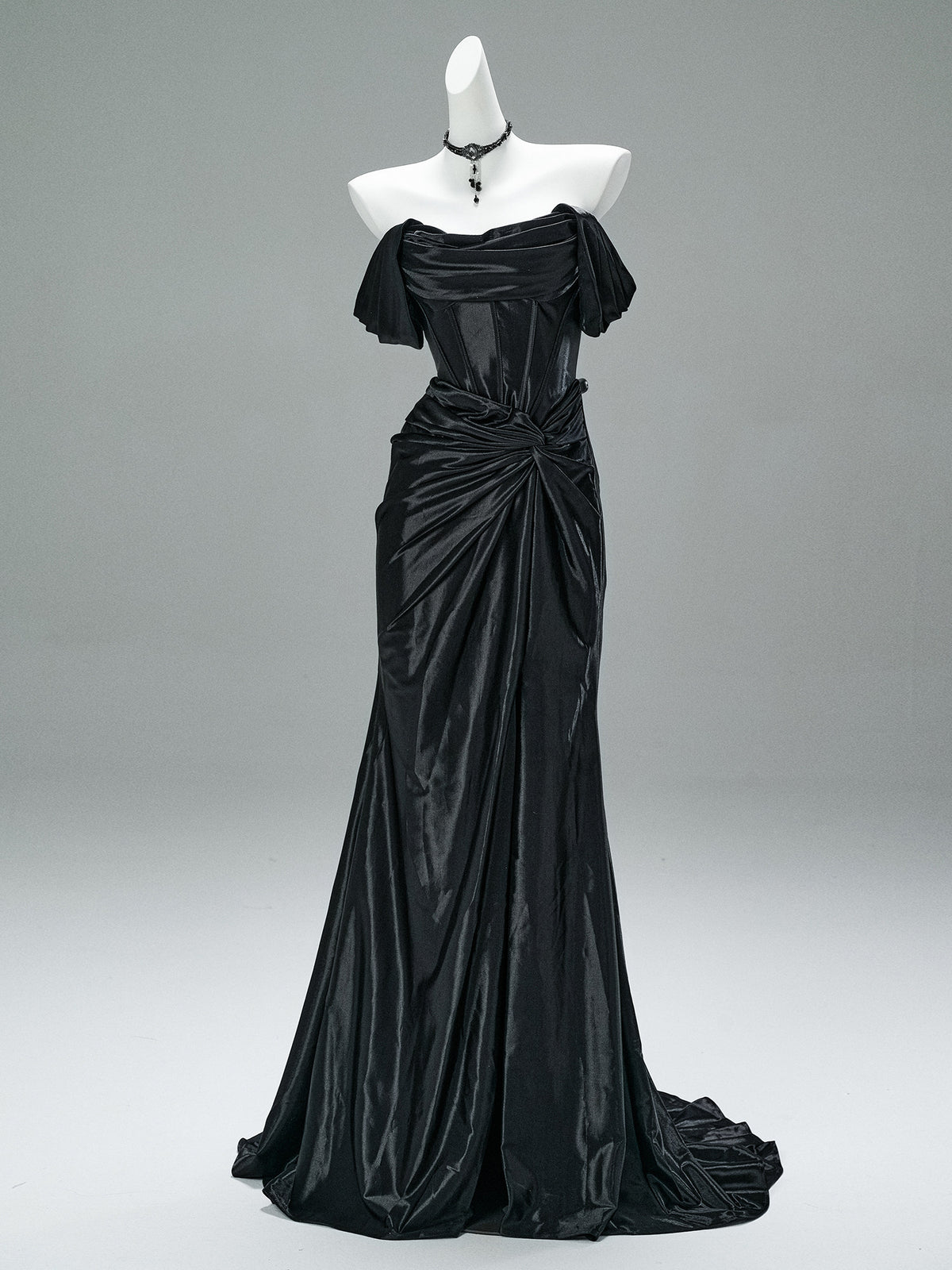 Heavy-Embellished Mermaid Gown
