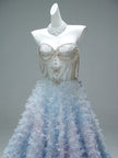 Broken Heart Gradient Sculpted Gown