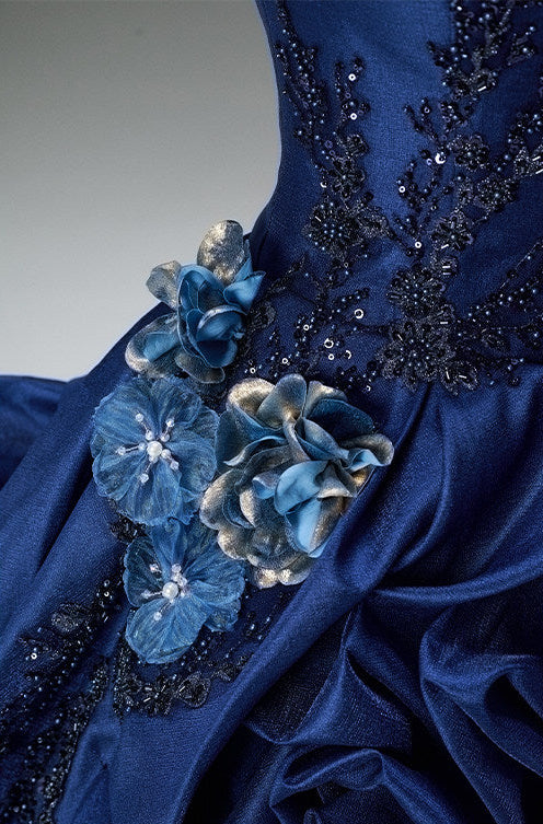Vintage Floral Gown