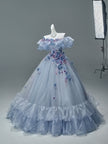 Vintage-Inspired Flower Gown