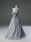 Fishtail Sequin Gown with Crystal Embellishment