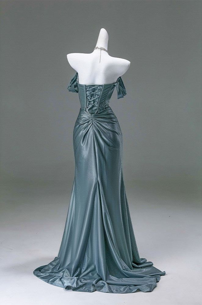 Heavy-Embellished Mermaid Gown