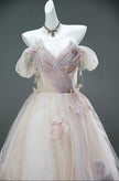 Shattered Flowers Beaded Gown