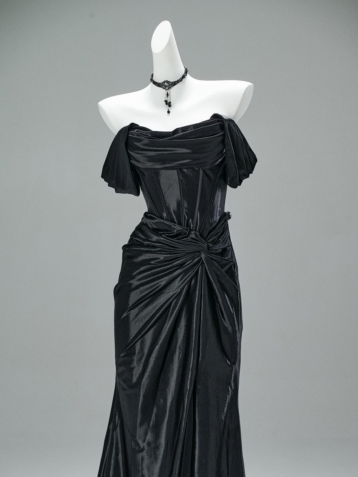 Heavy-Embellished Mermaid Gown