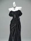 Heavy-Embellished Mermaid Gown