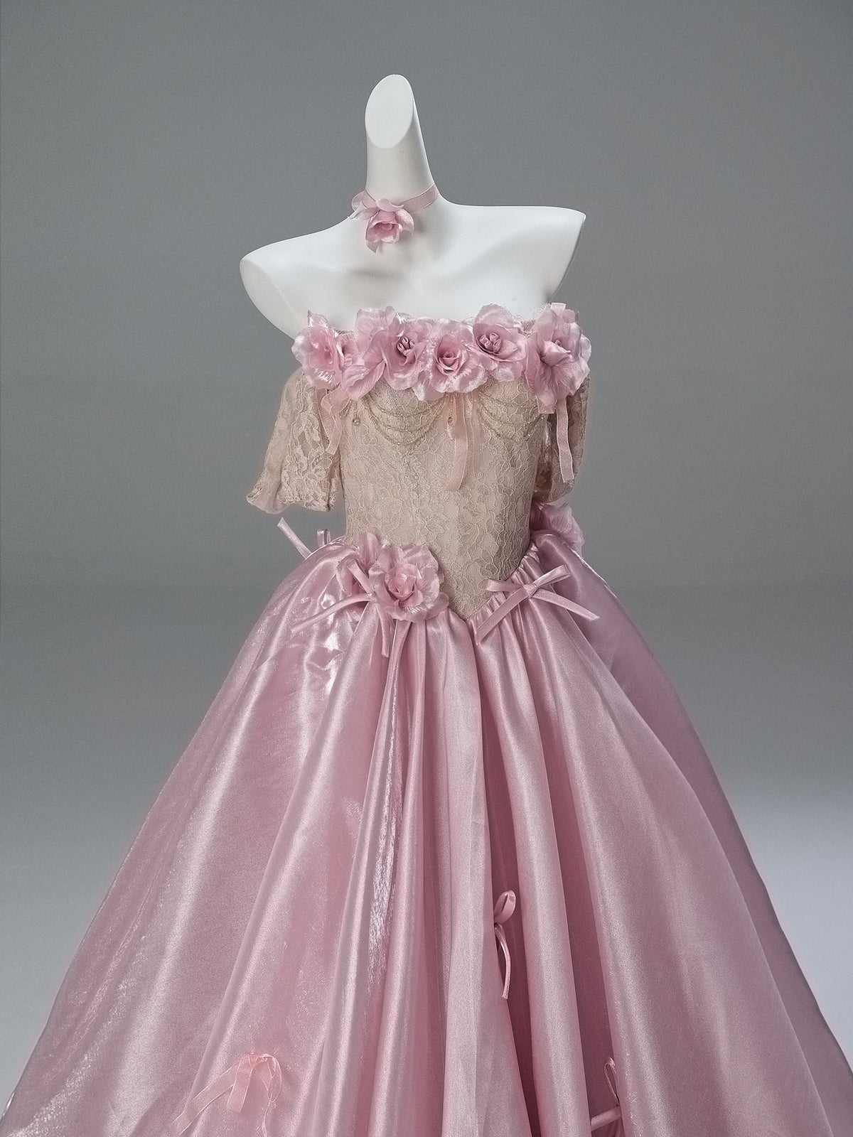 Gradient Vintage Evening Gown