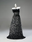 Black Statement Evening Gown