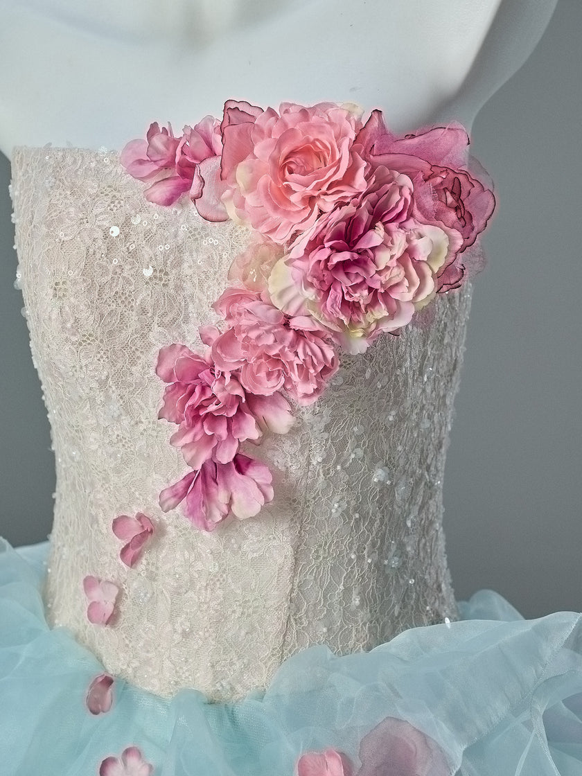 A Sea of Flowers Evening Gown