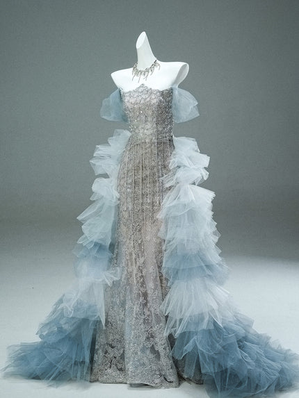 Leio Gradient Fishtail Gown