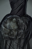 Flowers in Ink Handcrafted Tulle Gown