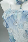 Blue Statement Evening Gown