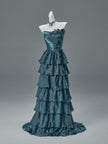 Blue Statement Fishtail Gown