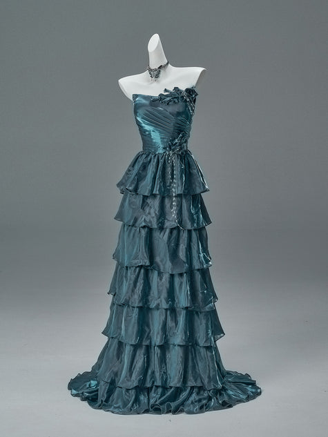 Blue Statement Fishtail Gown