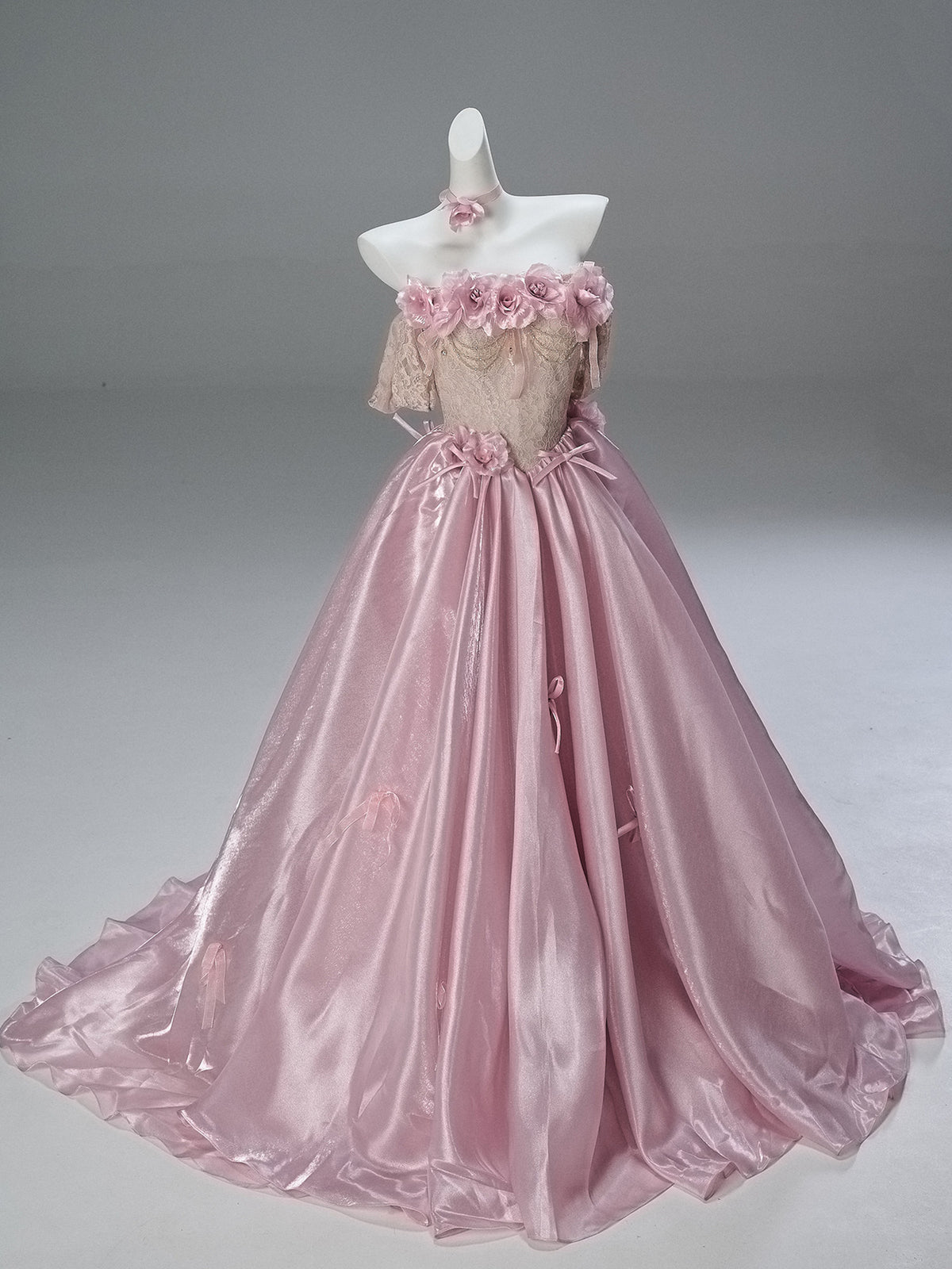 Gradient Vintage Evening Gown