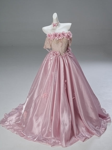 Gradient Vintage Evening Gown