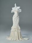French Vintage Sculpted Gown