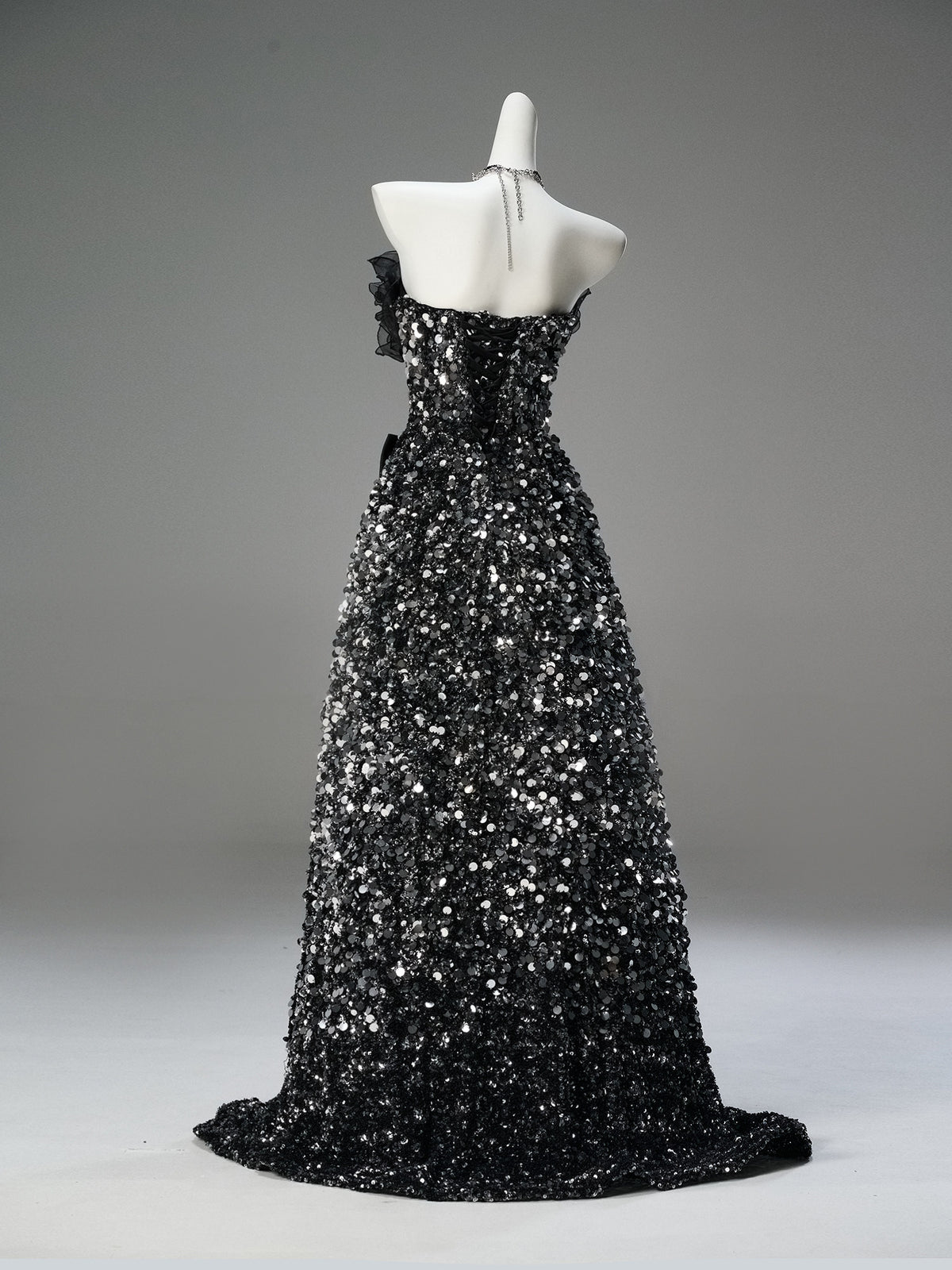 Black Statement Evening Gown