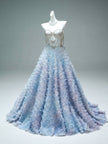 Broken Heart Gradient Sculpted Gown