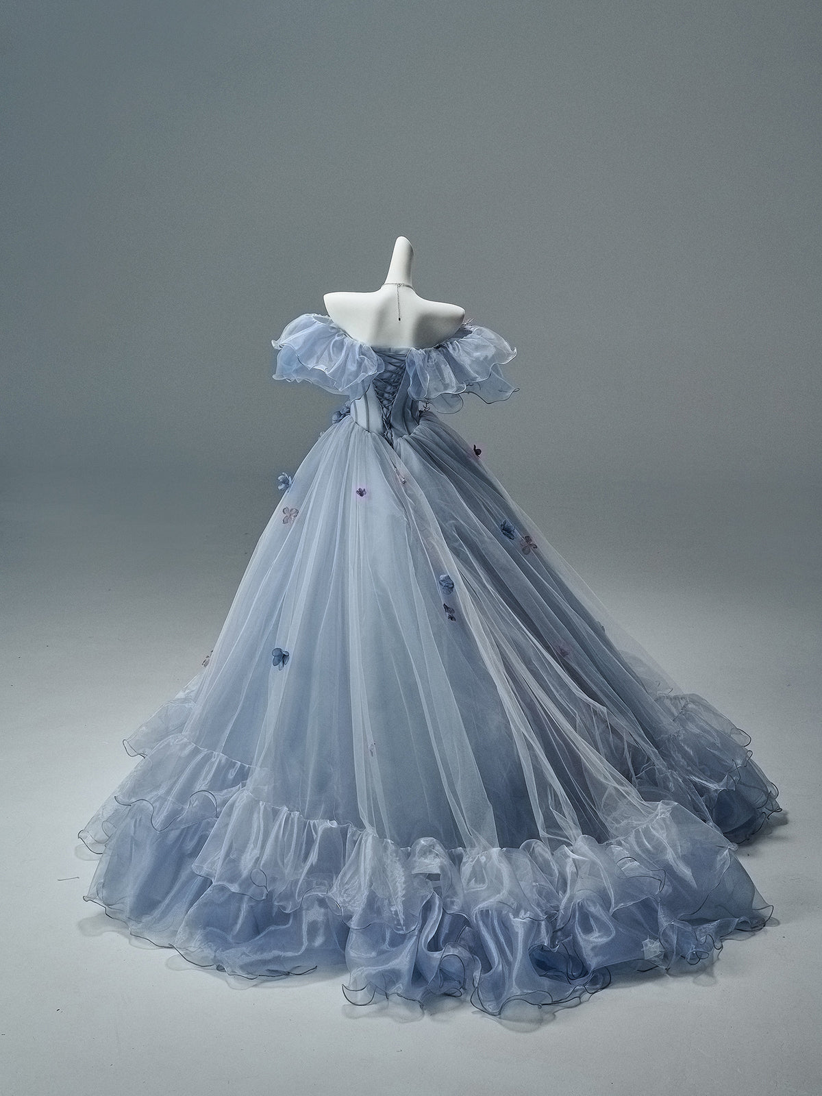 Vintage-Inspired Flower Gown