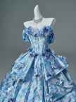 Flower Vintage Princess Gown