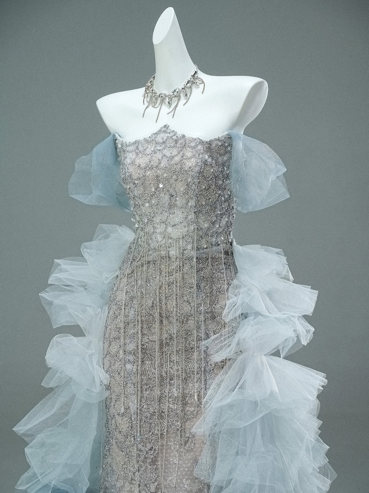 Leio Gradient Fishtail Gown