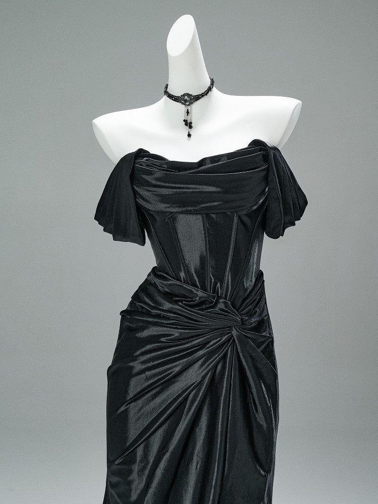 Heavy-Embellished Mermaid Gown