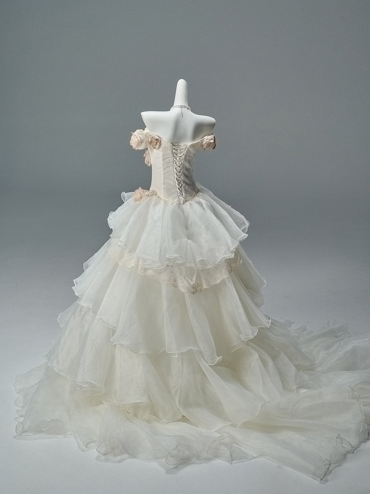 French Vintage Sculpted Gown