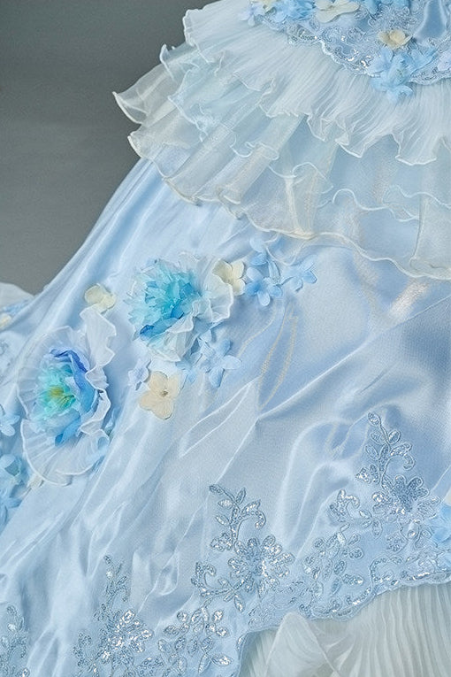 Luna Glacier Vintage Gown