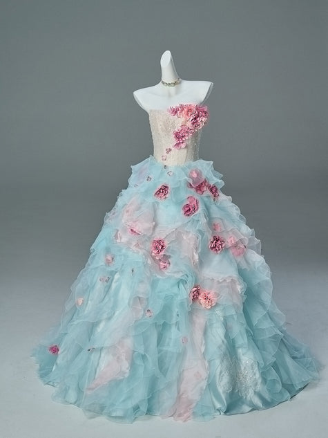 A Sea of Flowers Evening Gown