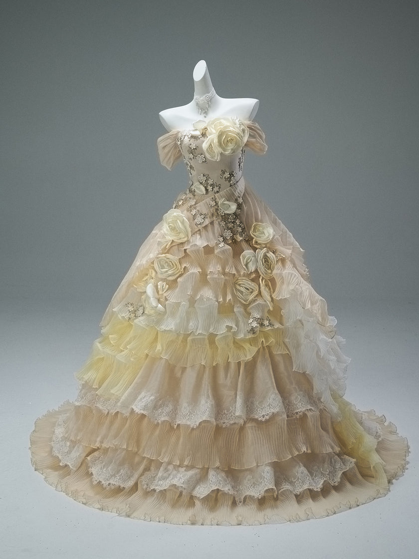 Dream of Devotion Embellished Vintage Gown