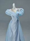 Statement Satin Evening Gown