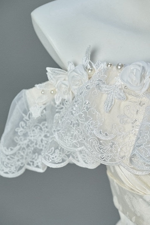 French Vintage Sculpted Gown