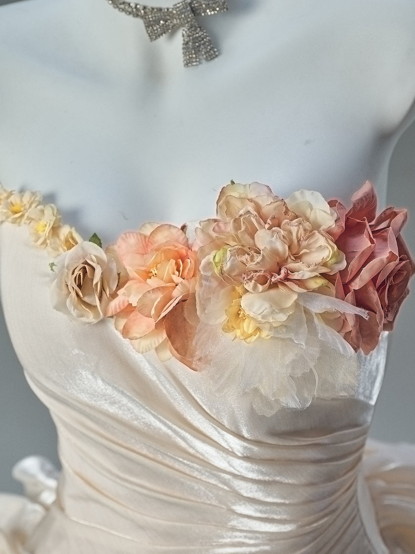 Withered Flower Statement Princess Gown