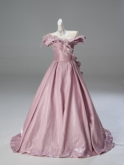 Peachheart Gradient Vintage Gown