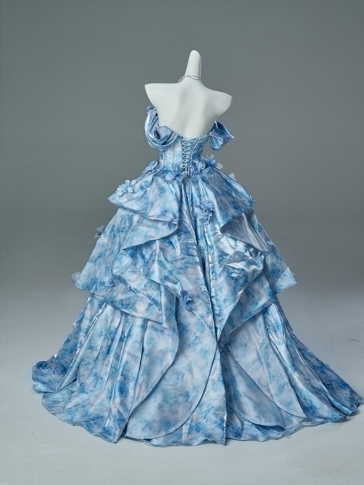 Flower Vintage Princess Gown