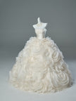 Pure White Lover Grand Skirt French Bridal Gown