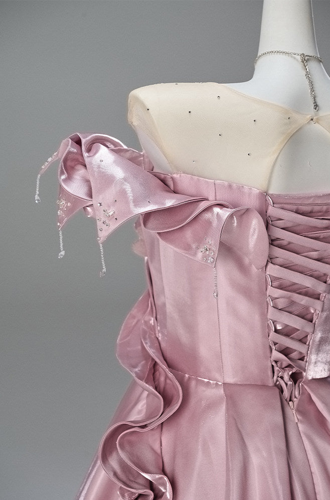 Peachheart Gradient Vintage Gown