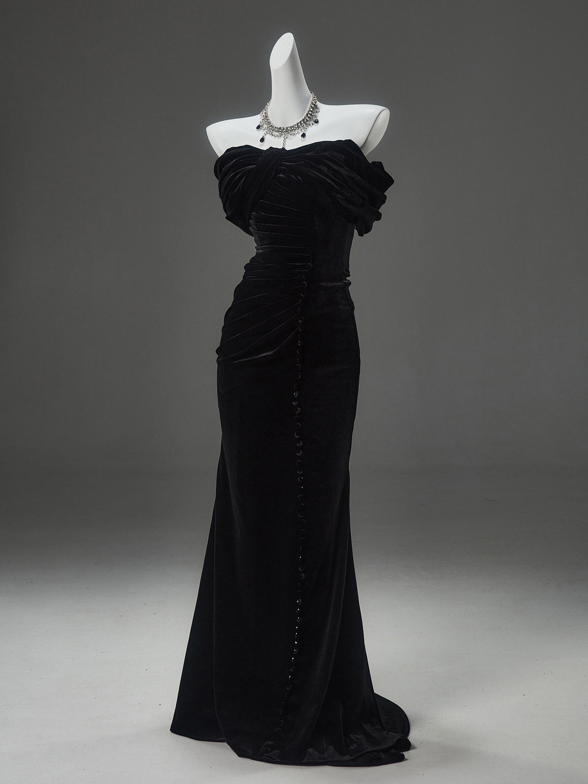 Rola Sculpted Fishtail Gown