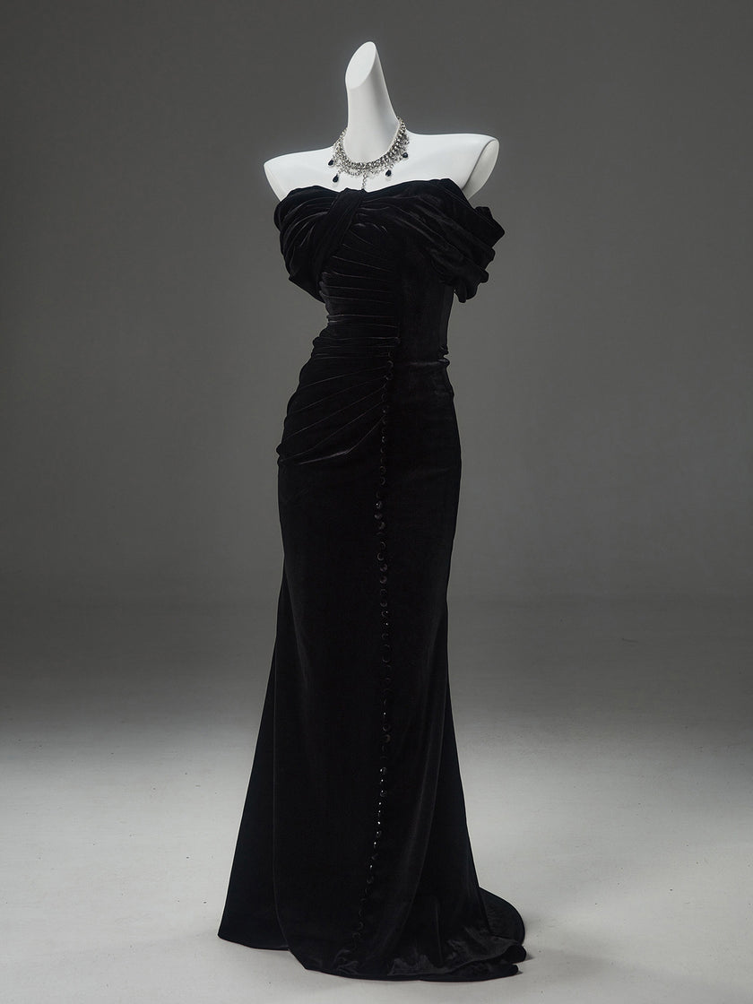 Rola Sculpted Fishtail Gown