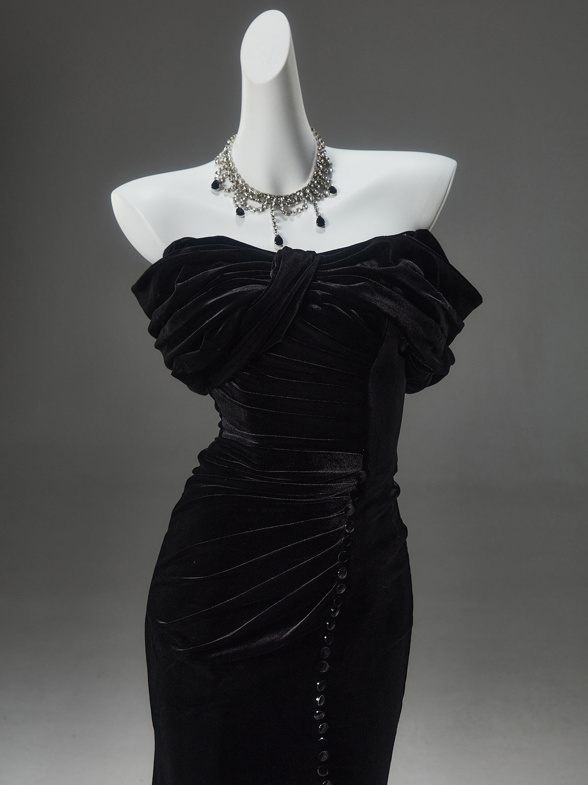Rola Sculpted Fishtail Gown