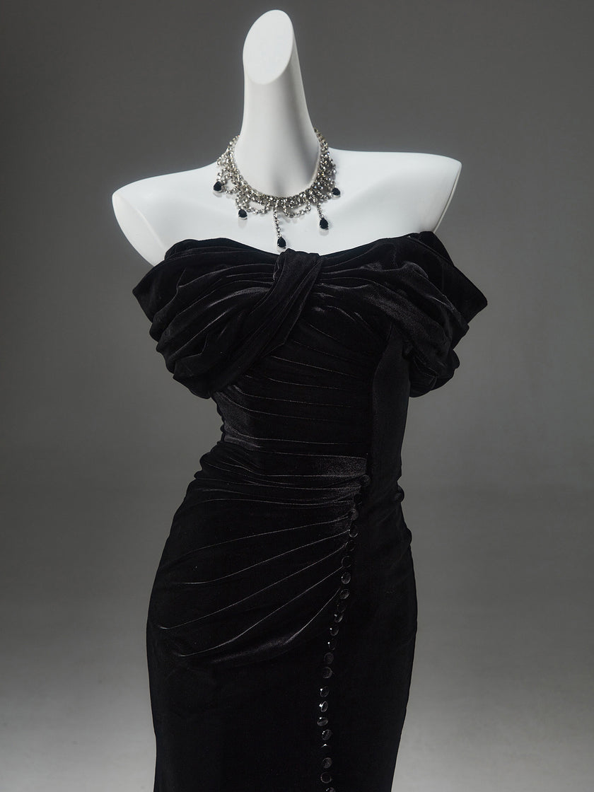 Rola Sculpted Fishtail Gown