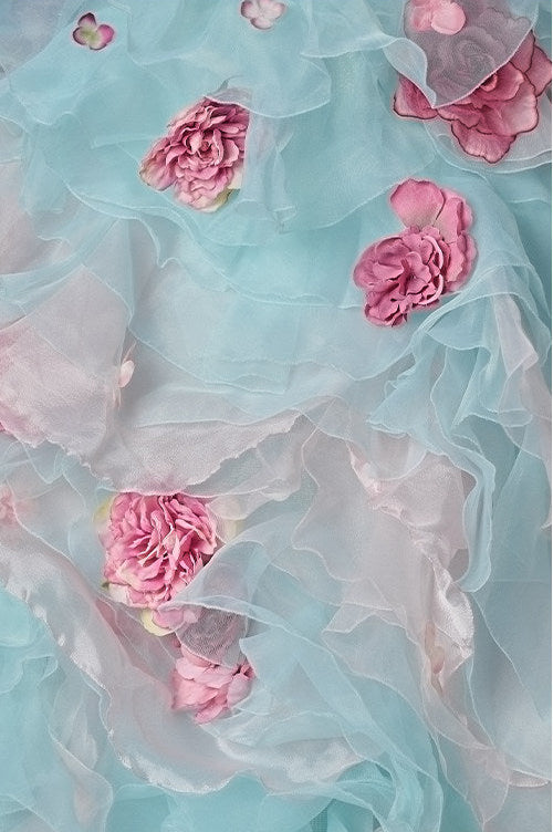 A Sea of Flowers Evening Gown