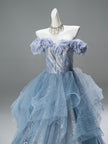 Blue Sakura Statement Gown