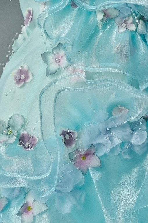 Bluefin Princess Vintage Sculpted Gown