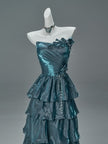 Blue Statement Fishtail Gown