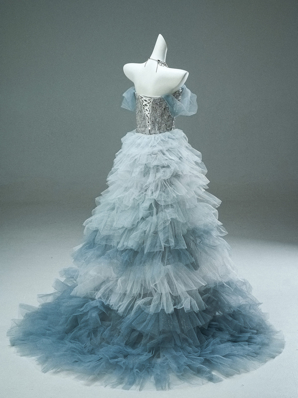 Leio Gradient Fishtail Gown