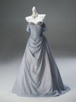 Fishtail Sequin Gown with Crystal Embellishment